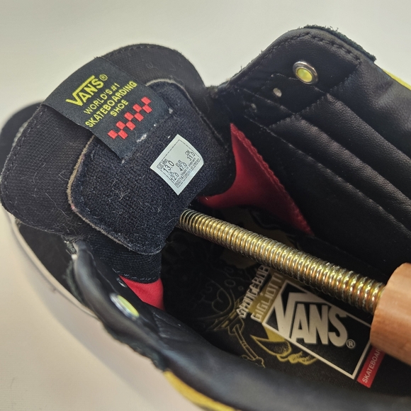 VANS SpongeBob SquarePants x Mike Gigliotti Skate Sk8- High Black Gold Mens 13 - Picture 11 of 11